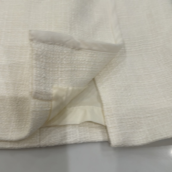 Nanette Lenore off white textured linen skirt - Picture 2 of 6